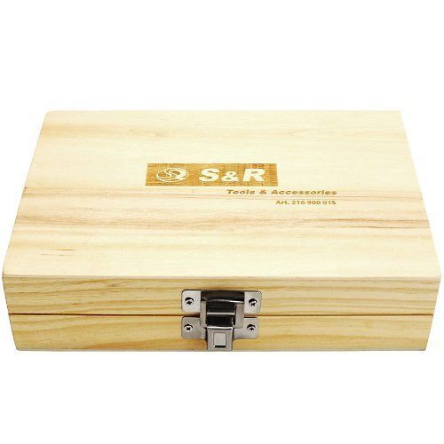 Набір фрез S&R для деревини 15шт 8 мм 216900015 фото