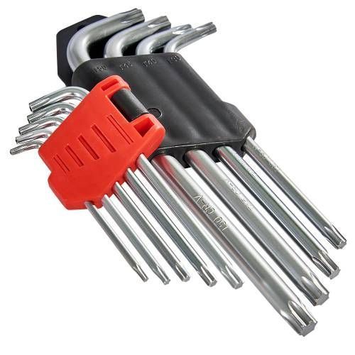 Набір ключів шестигранних Torx 9 шт. Т10&ndash;Т50 Vitals Master 189338 фото