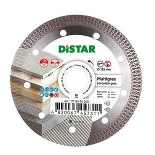 Диск алмазний відрізний Distar 1A1R Multigres 125х22,2 11115494010 фото