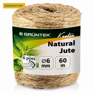 Шпагат джутовий Gruntek Jute twine 6 мм60 м 295606151 фото