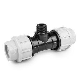 Трійник для труб PE 40 мм / РЗ 1/2", PN16, DSRA16T40M12 DSRA16T40M54 фото