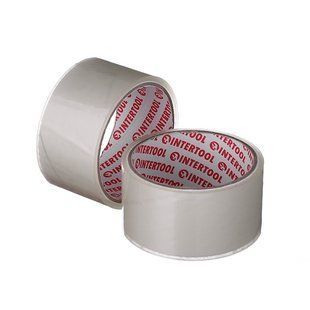 Скотч прозорий 48&nbsp;мм * 25 м * 44&nbsp;мкм INTERTOOL KT-0901 KT-0901 фото