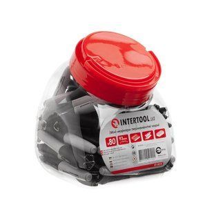 Міні-маркери перманентні чорні L = 93 мм, 80 од./уп. INTERTOOL KT-5010 KT-5010 фото