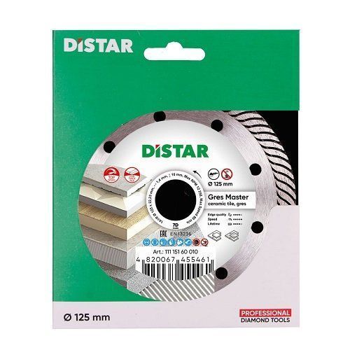 Диск алмазний відрізний Distar Gres Master 1A1R 125х22,2 11115160010 фото
