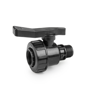 Кран для труб PE РВ 3/4" / РЗ 3/4", PN10, DSRA10VF34M34 DSRA10VF34M34 фото