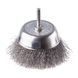Щітка чашкова 100 мм для дриля, 1/4" (кручений дріт) INTERTOOL BT-9100 BT-9100 фото 1