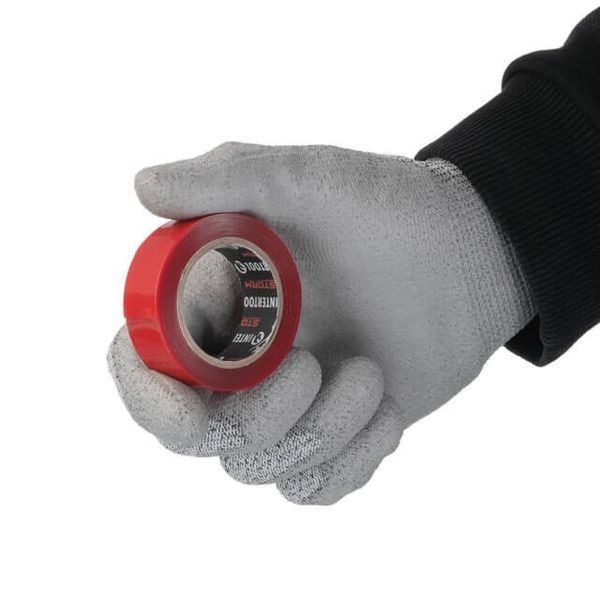 Стрічка клейка двостороння STRONG FIX,&nbsp;19 мм * 2 м * 0,5 мм, прозора, акрил, STORM INTERTOOL KT-0823 KT-0823 фото