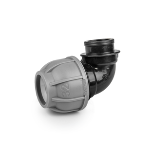 Коліно для труб PE 50 мм / РВ 6/4", PN10, DSRA10K50F64 DSRA10K50F64 фото
