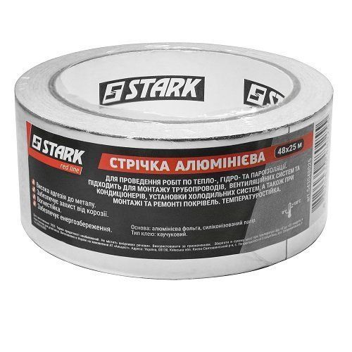 Клейка стрічка алюмінієва Stark 48х25м 543048025 фото