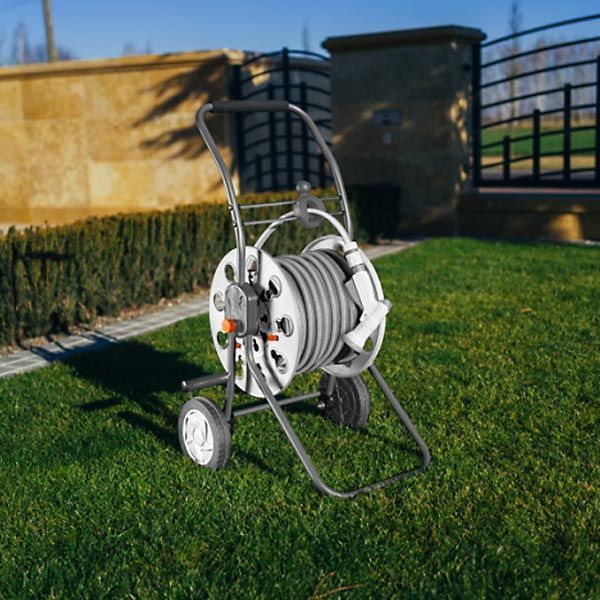 Комплект з візком для шланга TITAN REEL 1/2" 60м WHITE LINE, WL-W5000 WL-W5000 фото