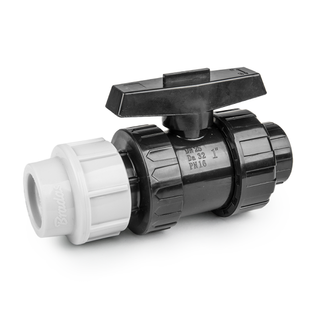 Кран для труб PE 50 мм/ РВ 6/4", PN16, DSRA16V50F64 DSRA16V50F64 фото